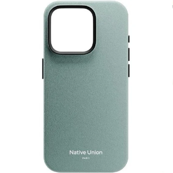 Чехол Native Union Active Case для iPhone 16 Pro Max, зеленый сланец