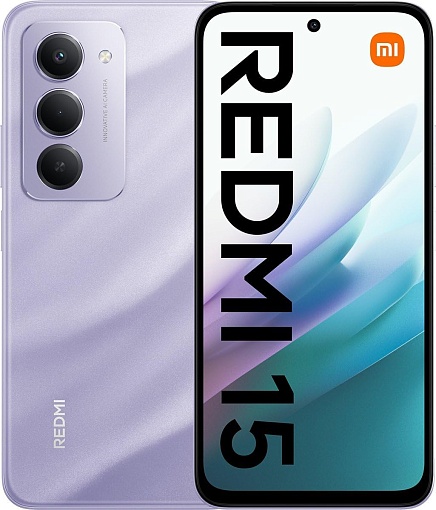 Смартфон Xiaomi Redmi 15 4G 8/256 ГБ, фиолетовый