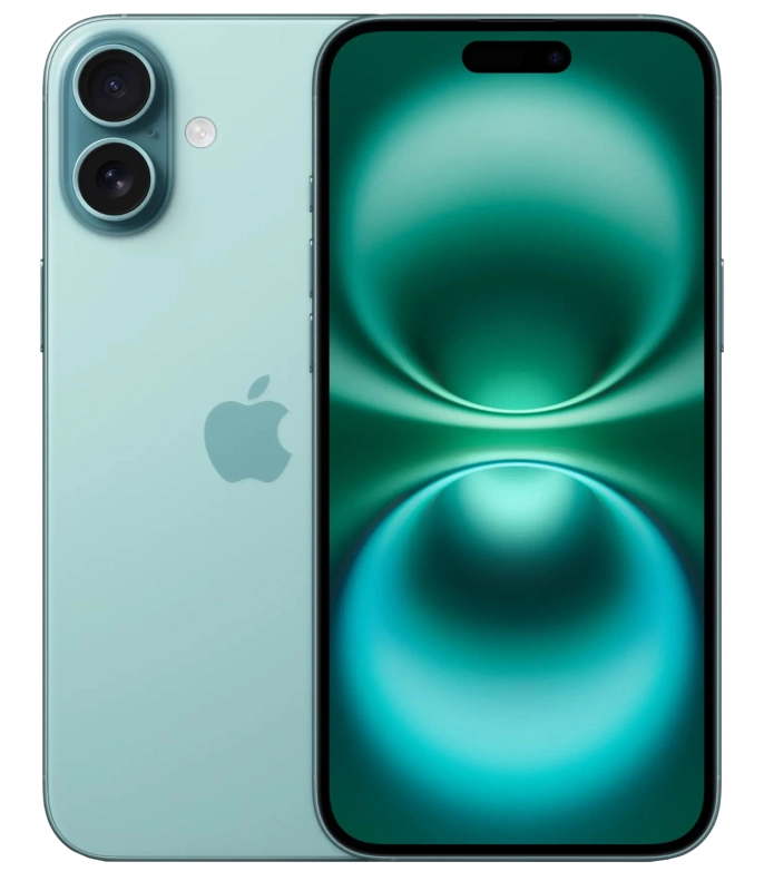 Apple iPhone 16 Plus 256 ГБ, бирюзовый